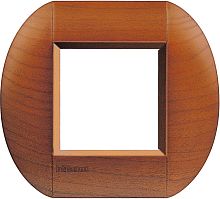 Рамка овальная Legrand BTicino LivingLight 2 мод Американская вишня  картинка